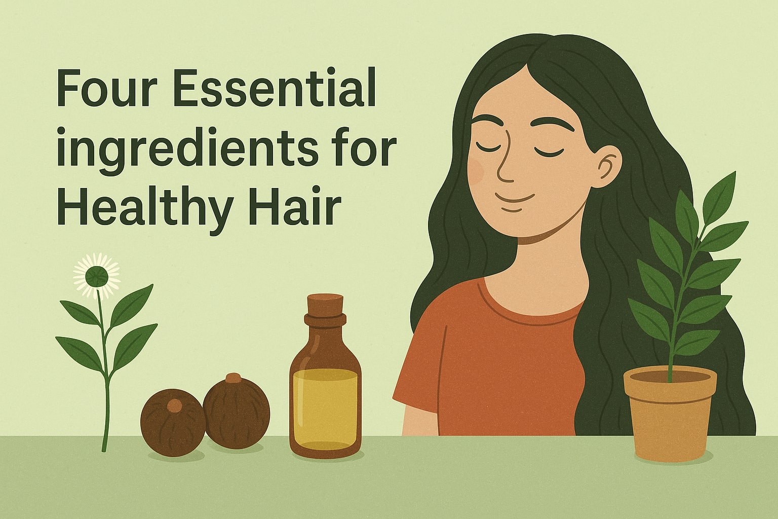 Four Essential Ingredients for Healthy Hair
