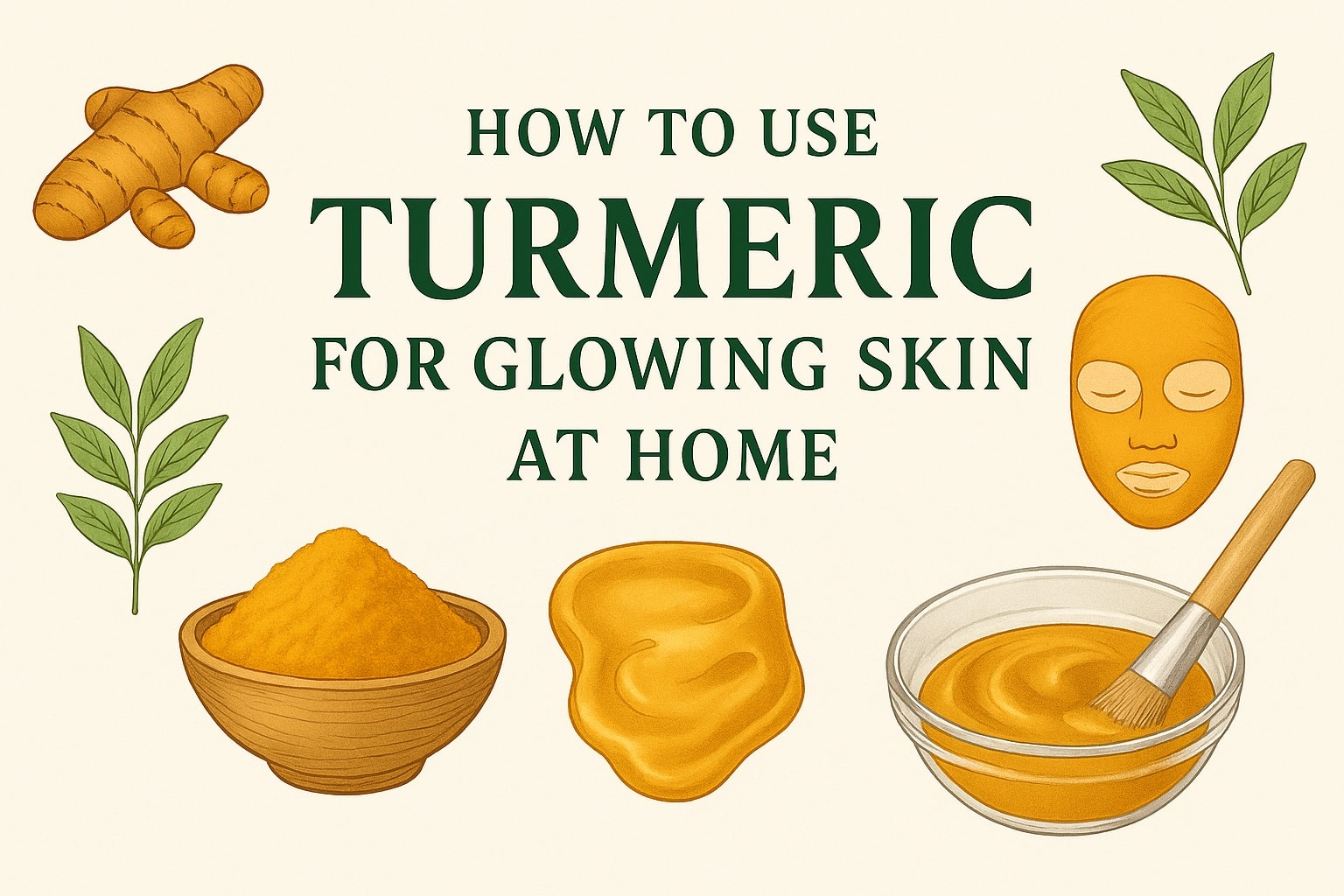 Turmeric for skin glow