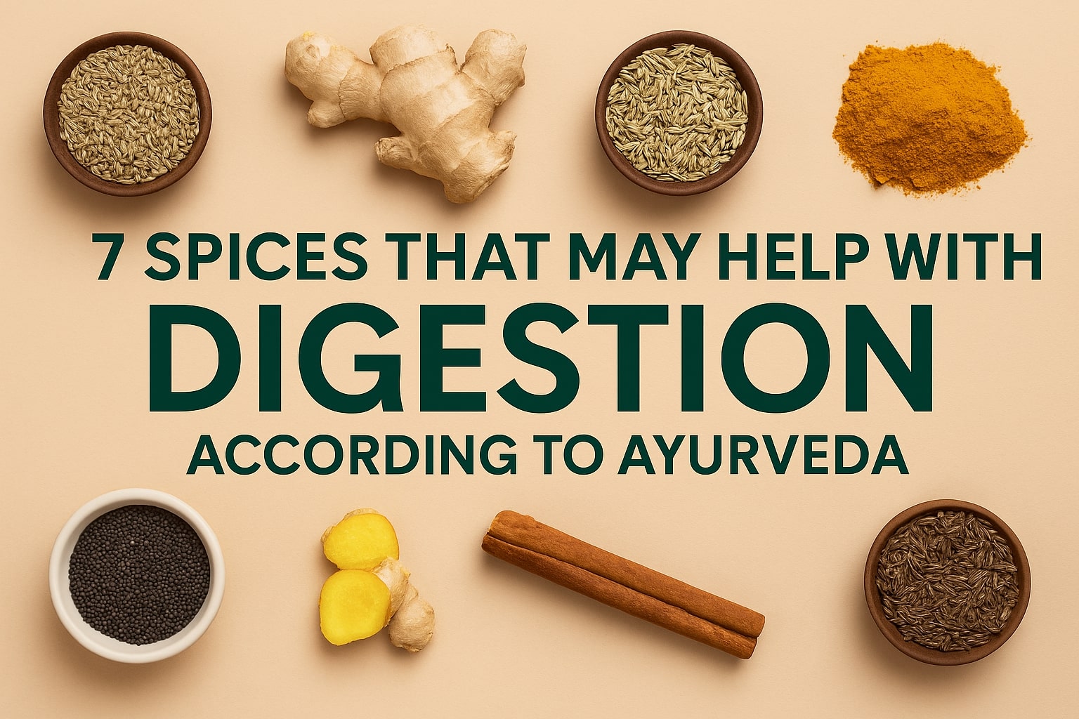 Ayurvedic spices for digestion