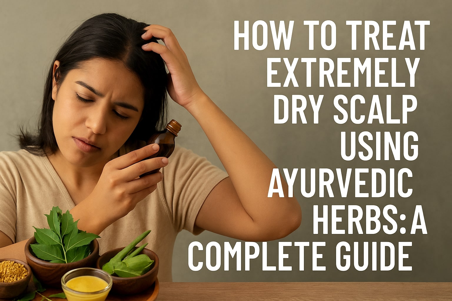 How to treat dry scalp