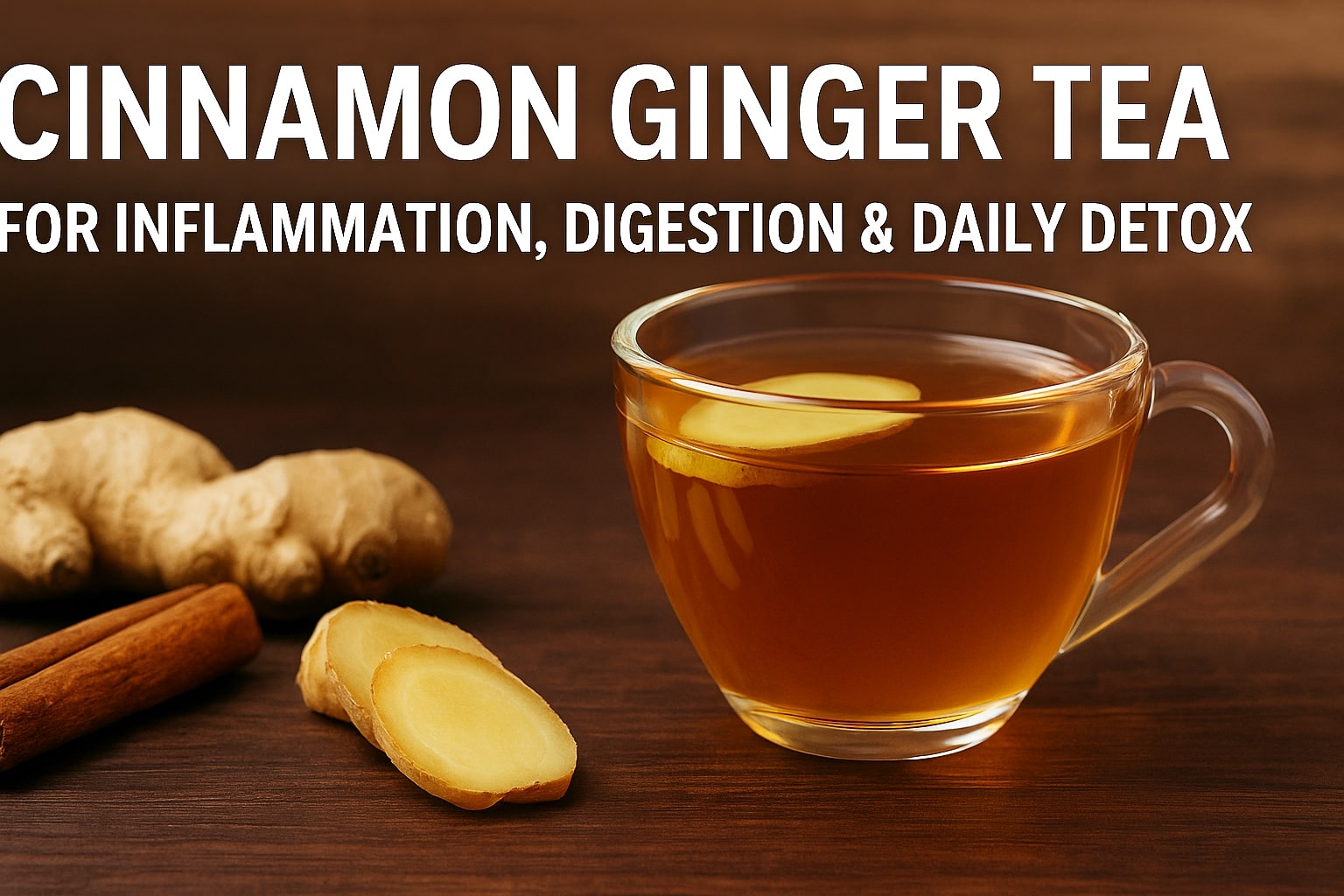 Cinnamon Ginger Tea for Inflammation