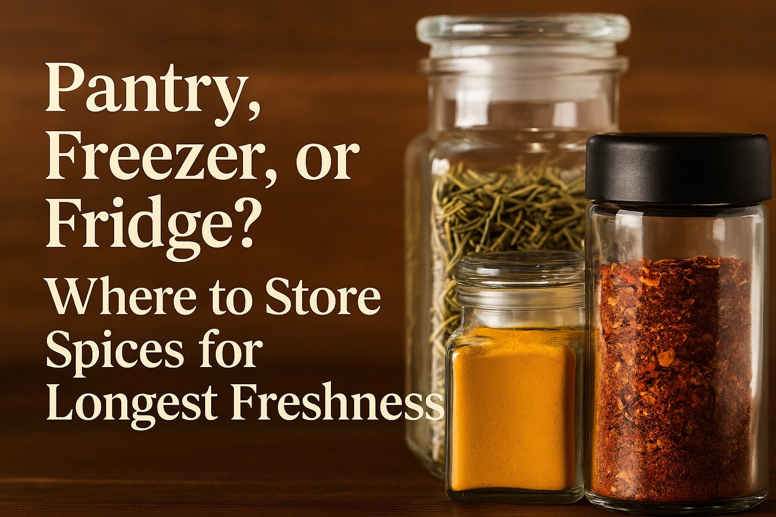 Best way to store spices